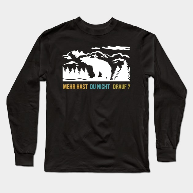 Hiking in the Harz Mountains the right shirt as a gift Long Sleeve T-Shirt by KK-Royal